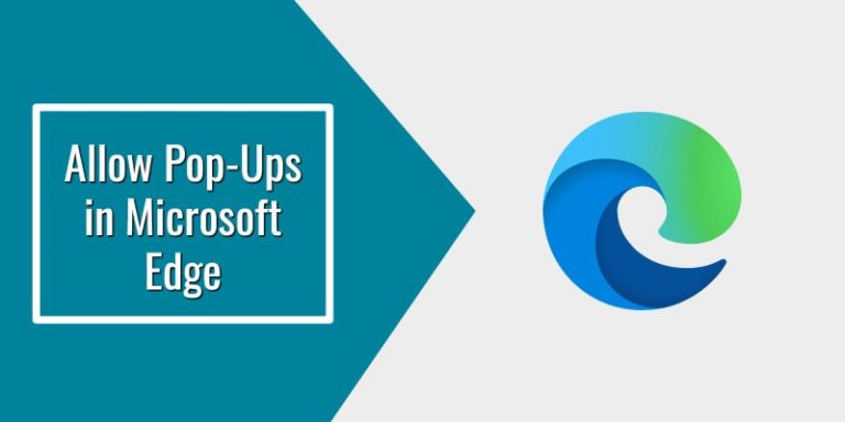 How to Allow Pop-Ups in Microsoft Edge