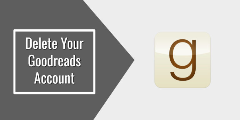 How to Delete Your Goodreads Account