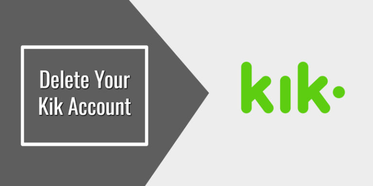 How to Delete Your Kik Account