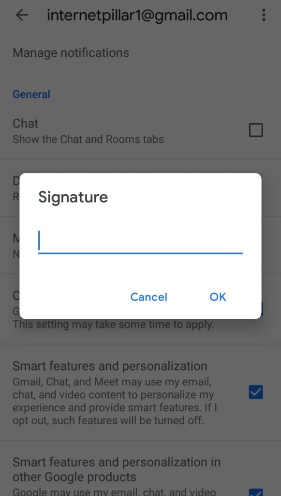 How to Change your Gmail Signature-10