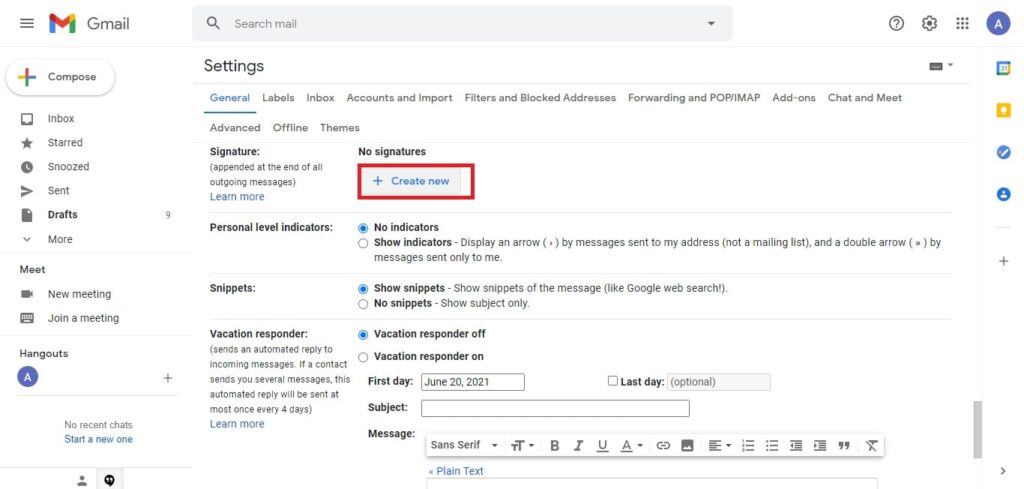 How to Change your Gmail Signature-2