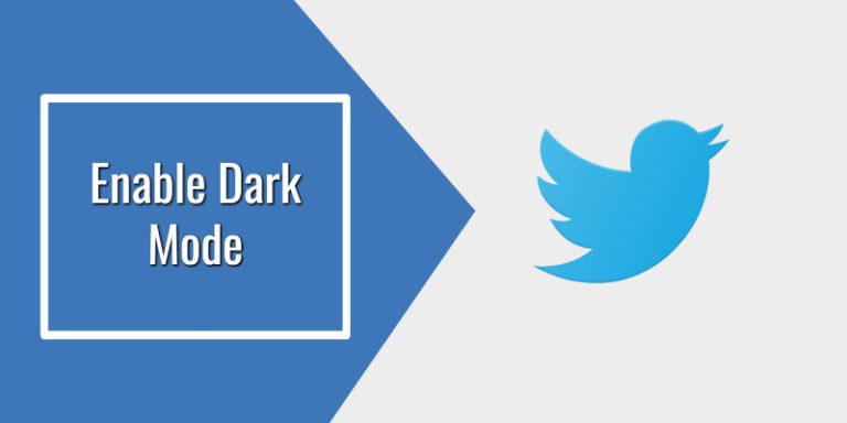 How to Enable Dark Mode in Twitter