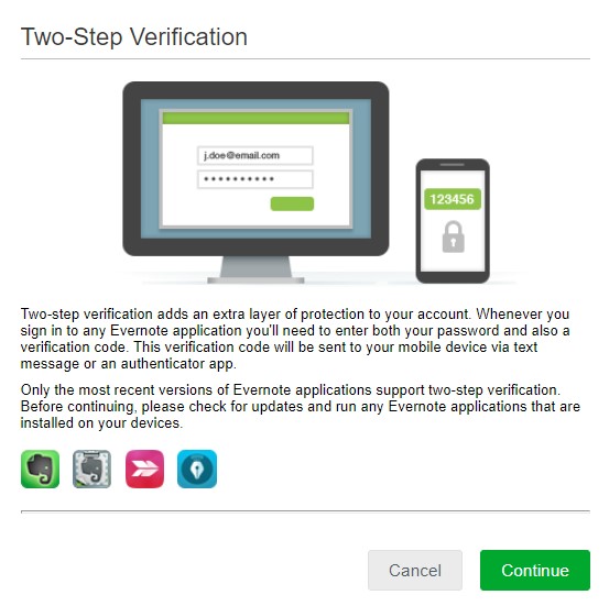 How to Set Up Two-Factor Authentication on Evernote-3