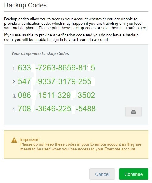 How to Set Up Two-Factor Authentication on Evernote-9