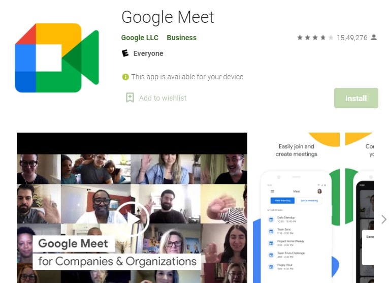 google-meet-app