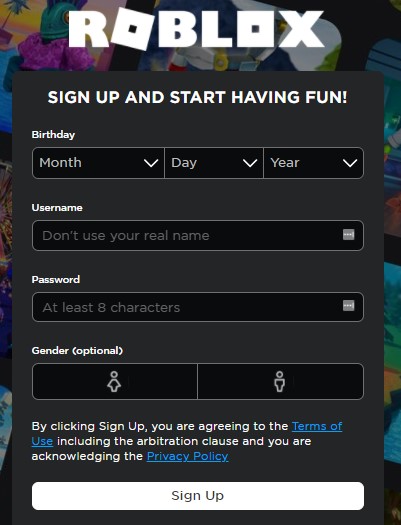 How to Sign Up for Roblox Account