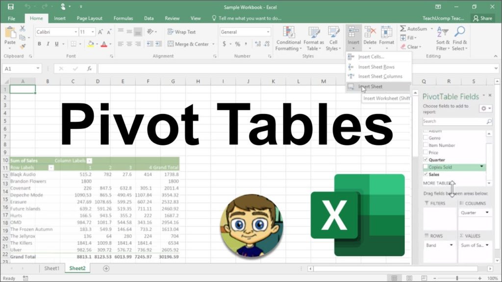 How to delete a Pivot table