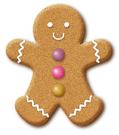 How to draw a Gingerbread Man