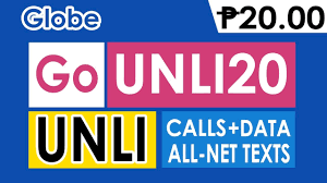 How to register UNLI call to all network in Globe