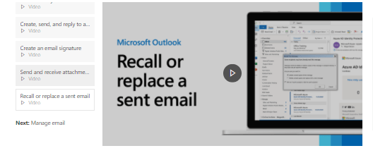 How to recall a message in outlook
