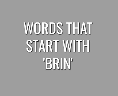 words-that-start-with-brin