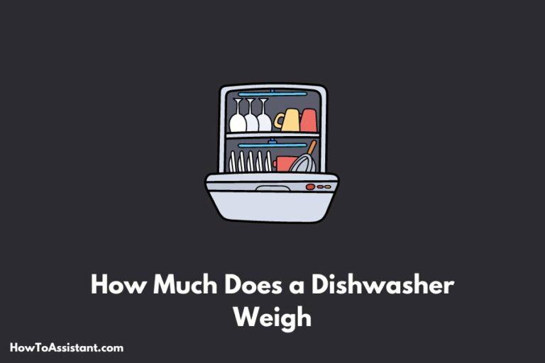 How Much Does a Dishwasher Weigh