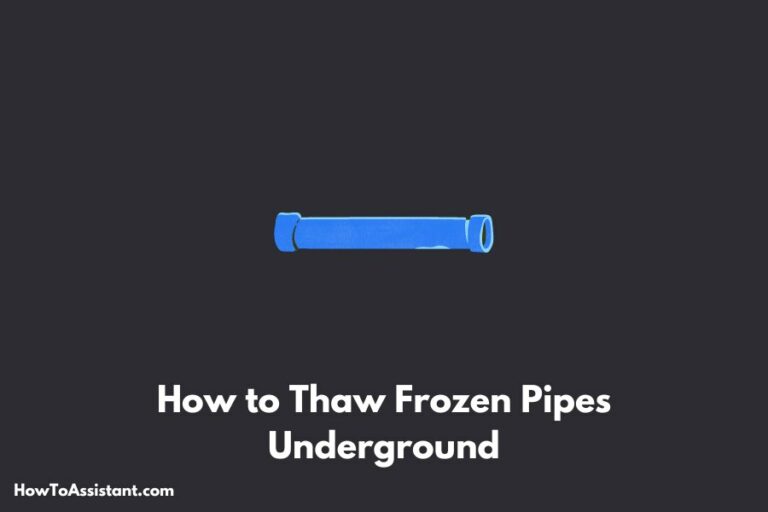 How to Thaw Frozen Pipes Underground